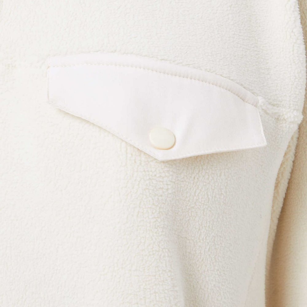 NWT 32 Degrees Women's Soft Fleece Button Snap Sweatshirt Pullover Top - Picture 6 of 8